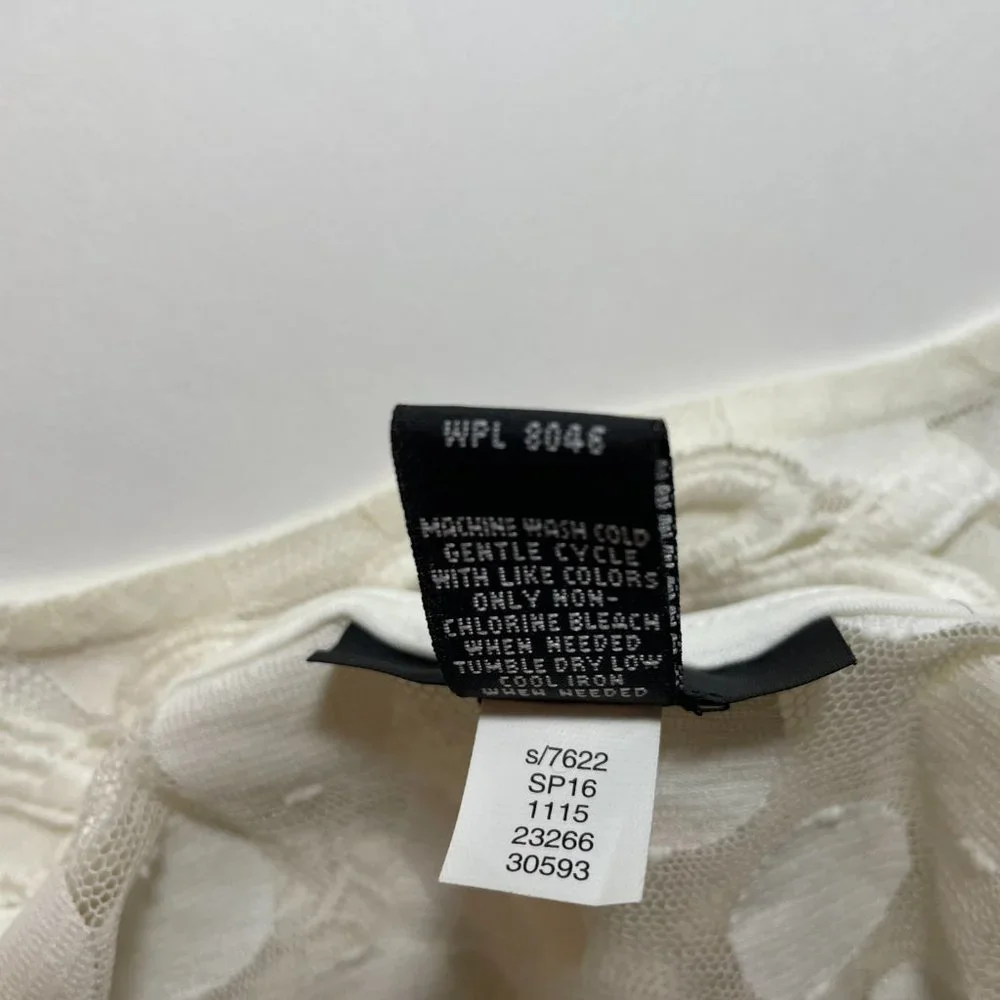 Alfani Womens Sheer Polka-dot Pullover sz M NWOT - Picture 4 of 5